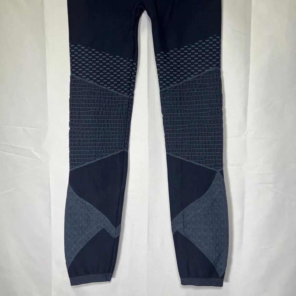 Spanx Women's Look At Me Now Seamless Moto Leggings Indigo Sky Sz L